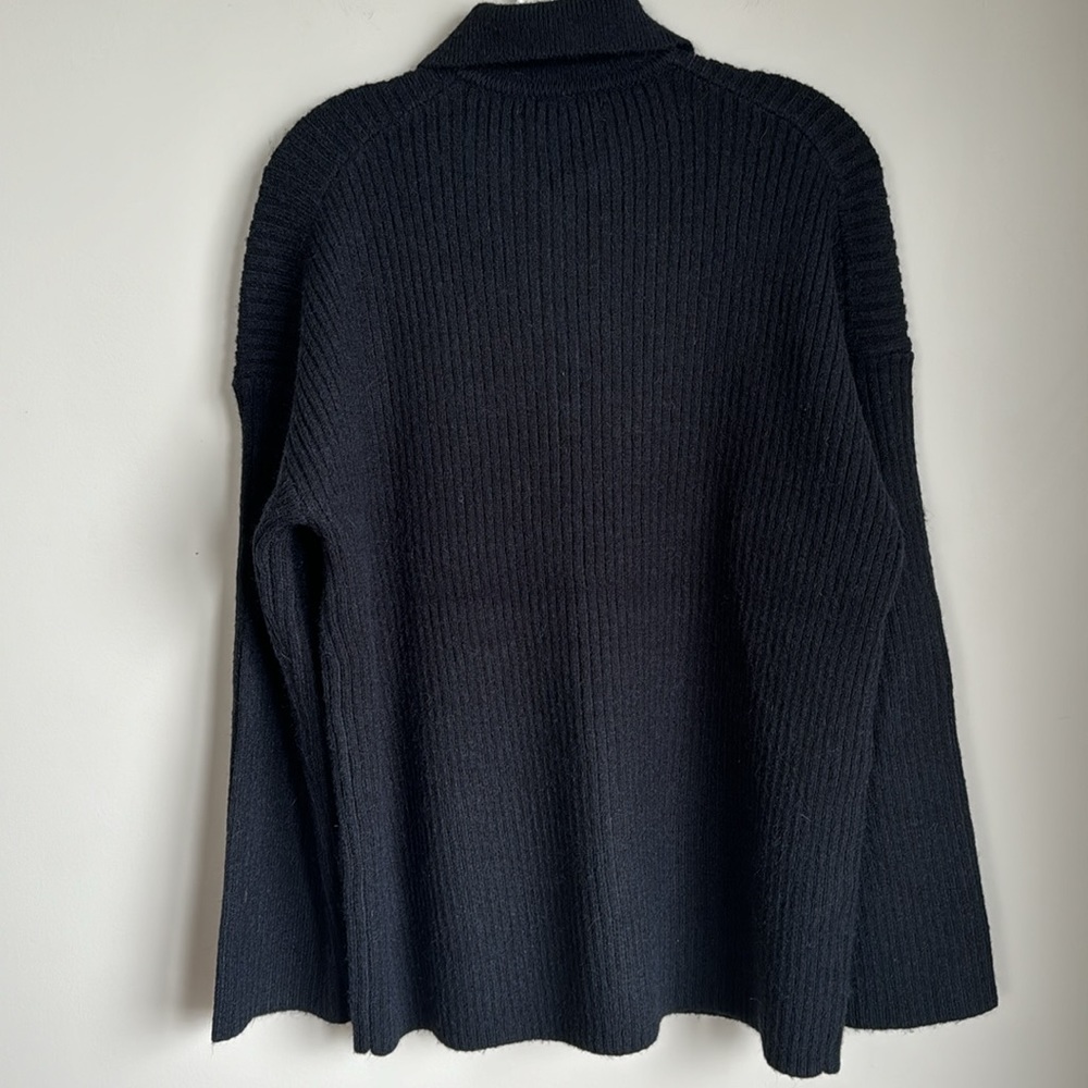 OAK + FORT Beige Ribbed Button-Up Cardigan - Picture 9 of 12